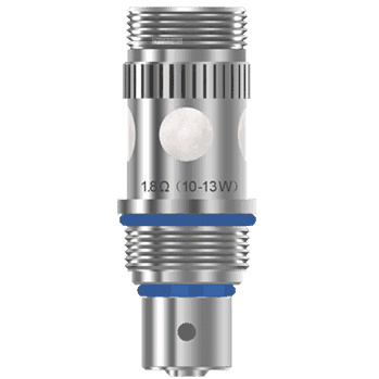 Aspire Triton replacement coil heads with Kanthal and stainless steel for vape devices, shown in a clear close-up image.