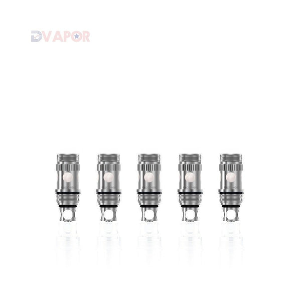Aspire Triton replacement coil heads with Kanthal and stainless steel for vape devices.