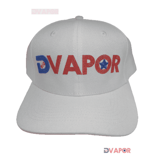 Big D Vapor baseball hat in four colors, stylish accessory designed for vape enthusiasts, featuring a classic baseball cap style.