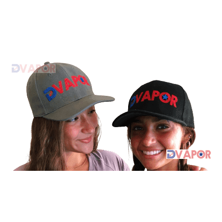Big D Vapor baseball hat available in four colors, featuring a classic design and adjustable strap, perfect for casual wear.