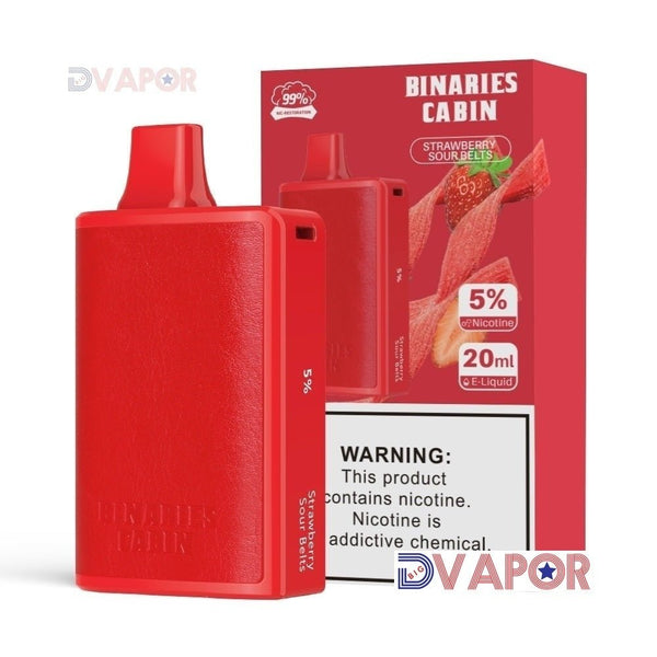 Horizon Tech Binaries Cabin 10,000 Puff disposable vape with 20ml e-liquid, shown in sleek design, discontinued model.