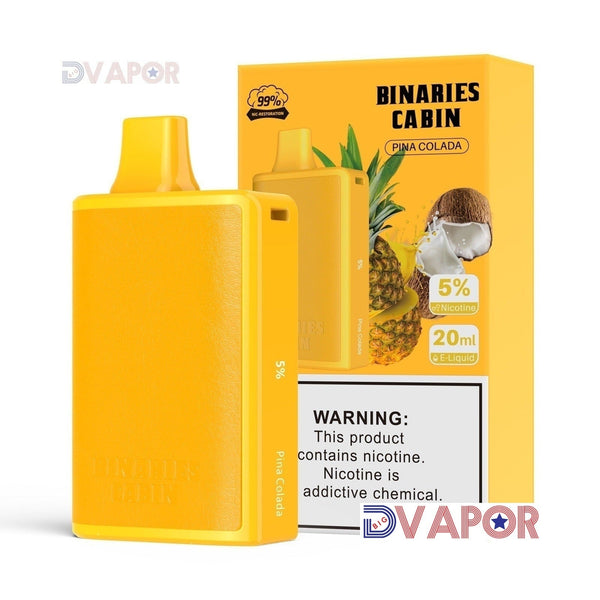 HorizonTech Binaries Cabin 10,000 Puff disposable vape device with 20ml e-liquid, shown in the image.