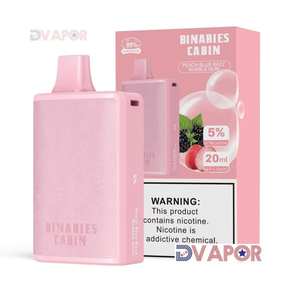 HorizonTech Binaries Cabin disposable vape with 10,000 puffs and 20ml e-liquid, shown in sleek design, discontinued model.