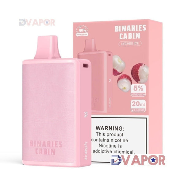 Horizon Tech Binaries Cabin 10,000 Puff disposable vape with 20ml e-liquid, shown in this image.