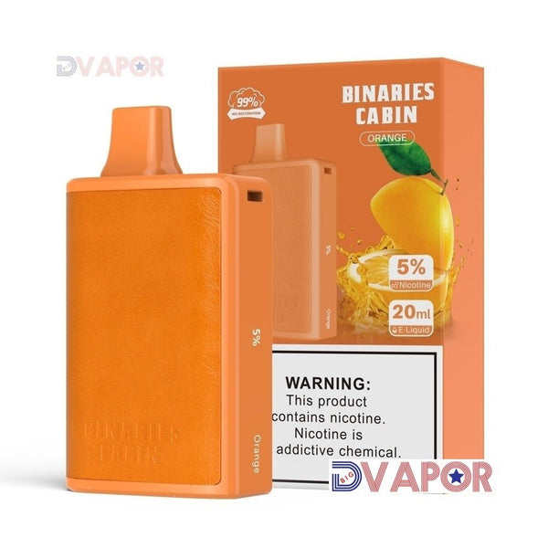 Horizon Tech Binaries Cabin disposable vape with 10,000 puffs, 20ml e-liquid, shown in a sleek design, discontinued model.