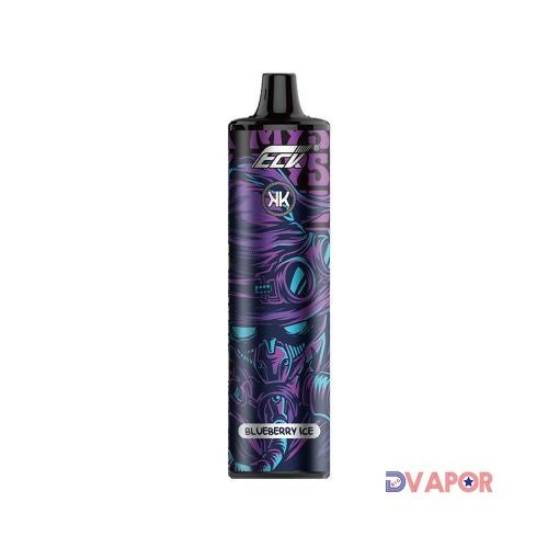 KK Energy Vape Disposable with rechargeable mesh coil and 8000 puffs, non-refundable, sleek design for convenient vaping.