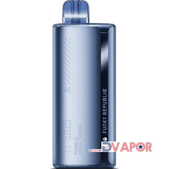 Funky Republic Ti7000 disposable vape in sleek design, compact and portable, for easy vaping on the go.