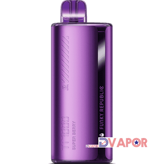 Funky Republic Ti7000 disposable vape in sleek design, non-refundable clearance item, perfect for on-the-go vaping enjoyment