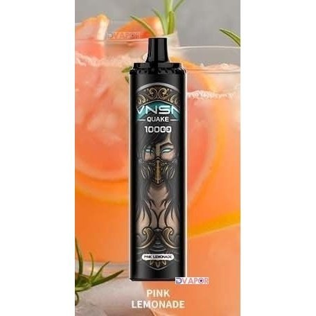 KK Energy VNSN Quake disposable vape with 10,000 puffs and 20ml e-liquid, non-refundable clearance product.