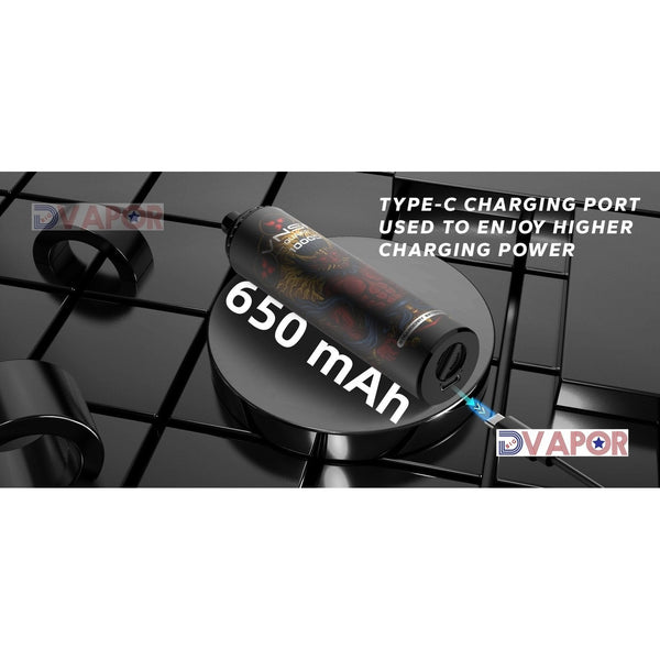 KK Energy VNSN Quake disposable vape with 10,000 puffs and 20ml e-liquid, designed for easy, on-the-go vaping.