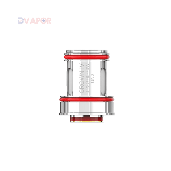UWELL Crown IV replacement coils, 4-pack, vape part designed for use with Crown 4 vaporizer device.