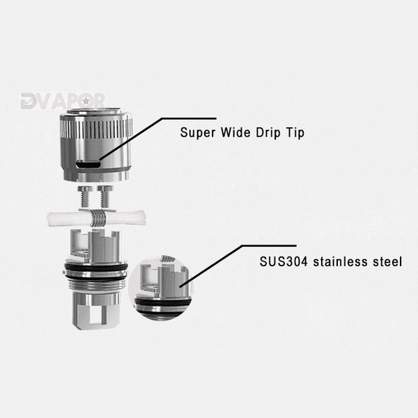 RBA Deck Rebuild Kit for Uwell Crown Tank