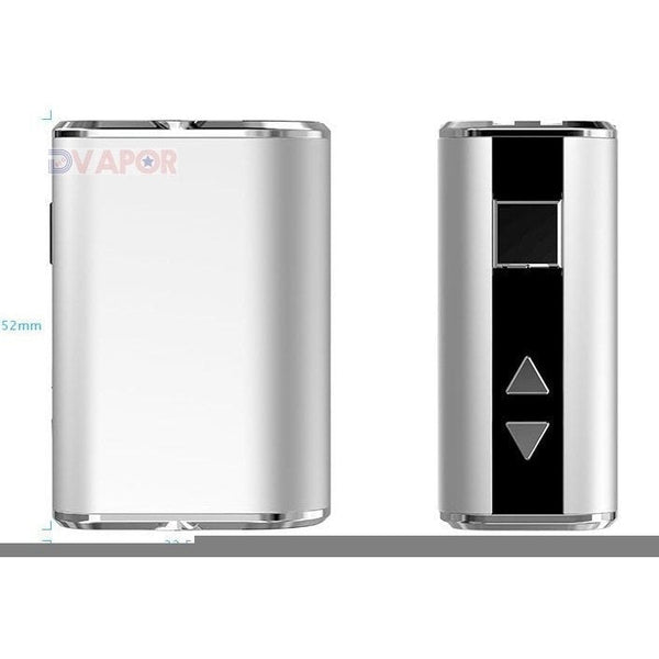 eLeaf Mini iStick vaporizer with built-in 1050mAh battery, compact hardware device for vaping, shown with sleek design and mouthpiece