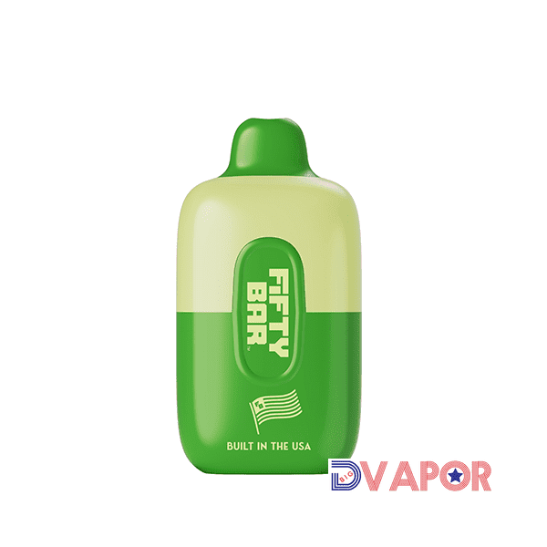 Fifty Bar 6500 Disposable Vape device with sleek design and colorful branding, designed for easy vaping on the go.