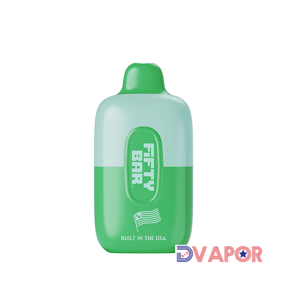 Fifty Bar 6500 Disposable Vape device with sleek design and mouthpiece, designed for easy vaping and portability.