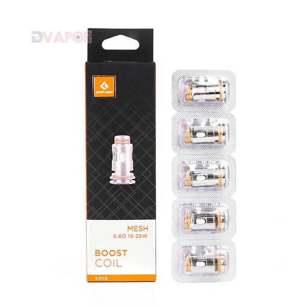 GeekVape B Series replacement coils for vape devices, showing a set of compatible coil heads with coil wire and wicking material.