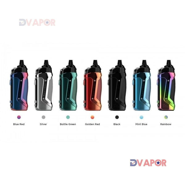 GeekVape B60 Aegis Boost 2 full kit with 2000mAh battery, showing the compact vaping device and accessories.