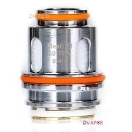 GeekVape Z Series replacement coils for vape devices, showing the coil packaging and the coils inside the container.