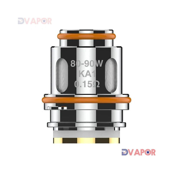 GeekVape Z Series replacement coils for vape devices, showcasing the coil heads with metal and mesh components.