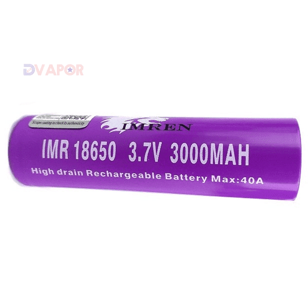 Imren 40A IMR 18650 High Drain 3000mah Lithium Battery