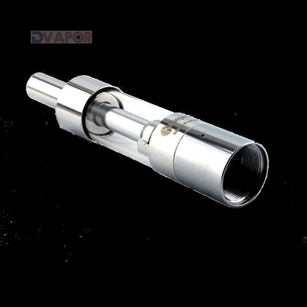 Kanger Mini Protank 3 glass clearomizer kit for vaping, featuring a transparent glass tank and metal components.