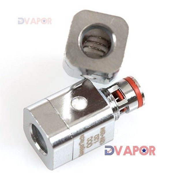 Kanger vertical OCC or SSOCC replacement coils for Subtank, 5-pack, vape part with metal and cotton components.
