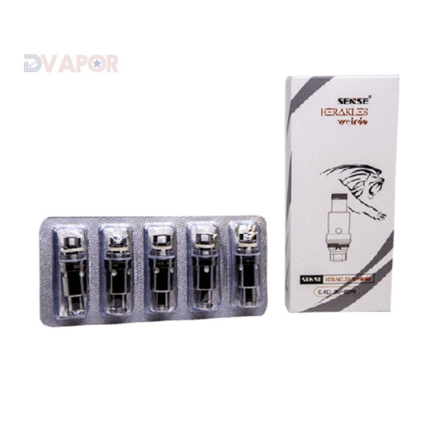 Sense Herakles Weirdo Coils 5-pack vape replacement coils for Sense Herakles devices, showing the coil design and packaging.
