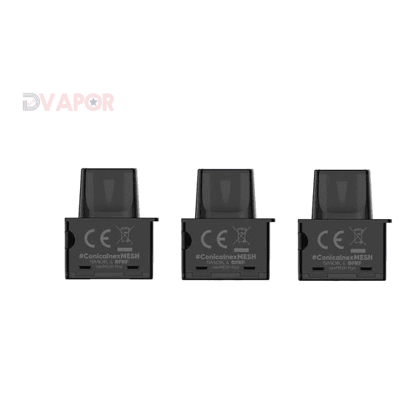 SMOK OFRF nexMESH replacement vape pods, 3-pack, compatible with SMOK vaping devices, featuring mesh coil design for smooth vapor.