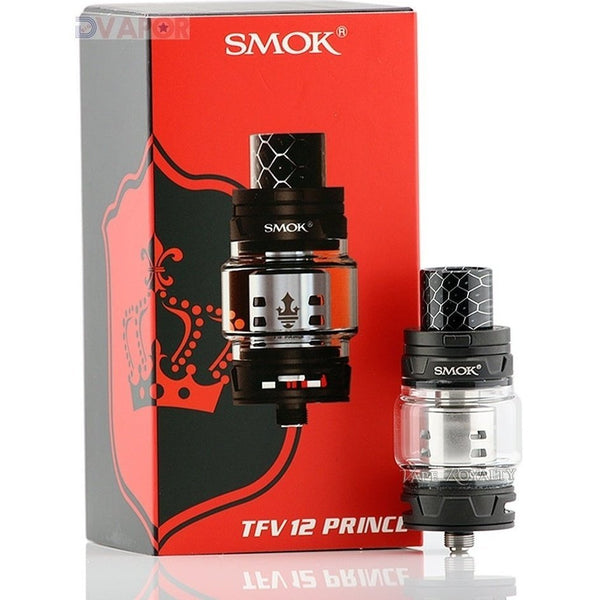 SMOK TFV12 Prince Beast King Tank full kit with glass, coils, and mouthpiece, designed for vaping enthusiasts.