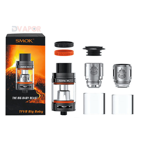 SMOK TFV8 Big Baby Beast vape coil for vape device, featuring durable construction and detailed design.