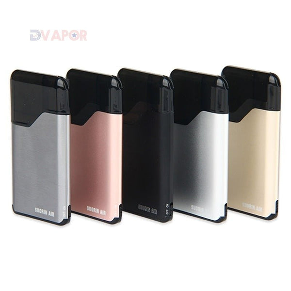 Suorin Air Kit ultra-compact e-cigarette hardware with sleek design and integrated mouthpiece, ideal for vaping on the go.