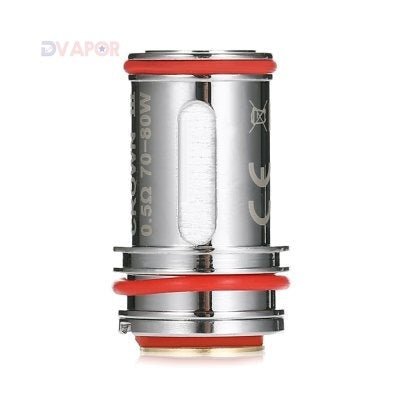 Uwell Crown 3 vape coils, 4-pack, replacement parts for UWELL vape devices, with metal and wicking material visible.