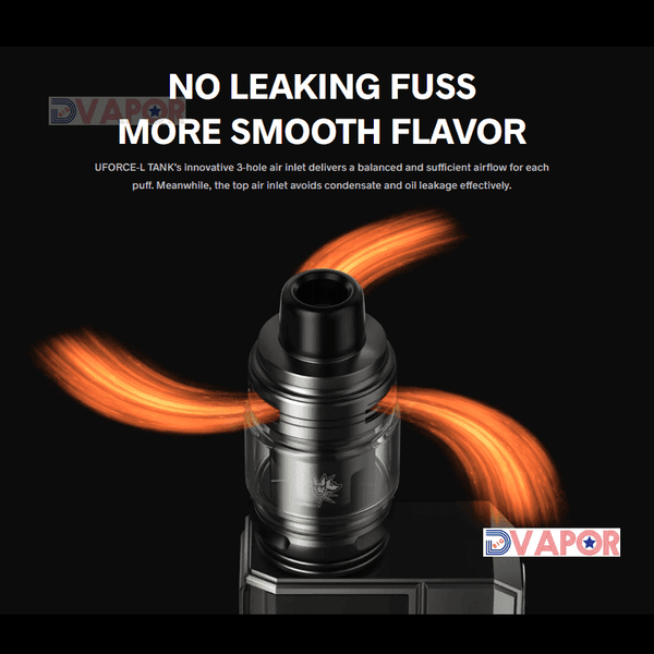 VooPoo Drag 4 Kit with UFORCE-L Tank, complete vaping hardware set showing the mod and tank components.
