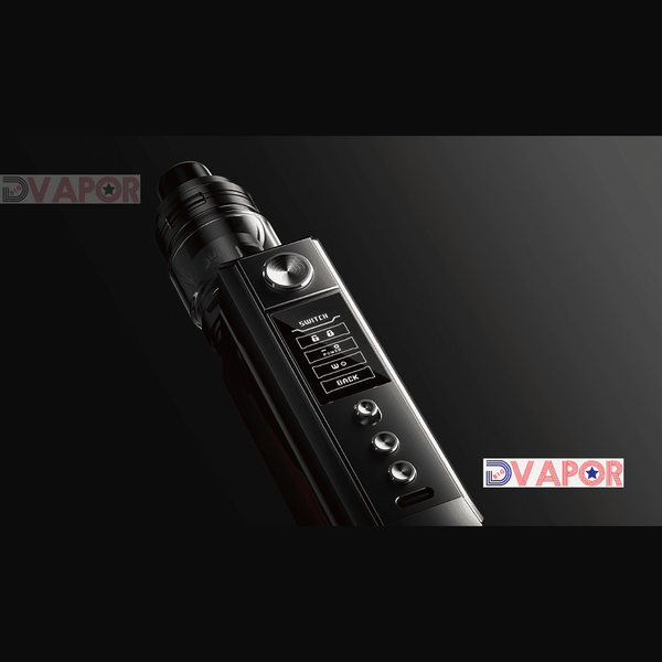 VooPoo Drag 4 Kit with UFORCE-L Tank, complete hardware set featuring sleek mod and large tank for vaping.