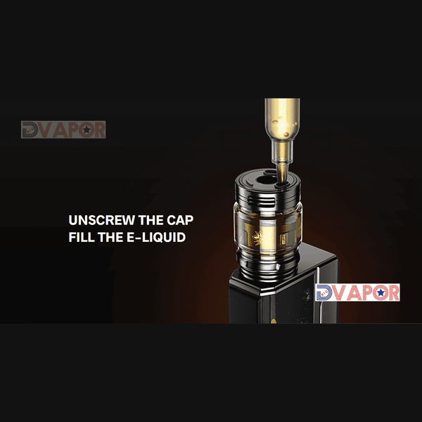VooPoo Drag 4 Kit with UFORCE-L Tank featuring sleek hardware and a large tank for versatile vaping experience.