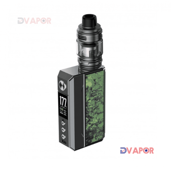 VOOPOO Drag 4 Kit with UFORCE-L tank showing the complete vaping hardware including mod and tank components.