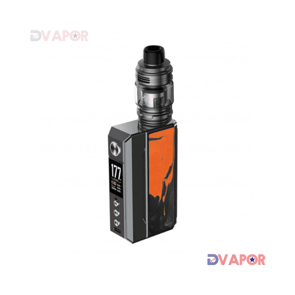 VooPoo Drag 4 Kit with UFORCE-L Tank, complete vaping hardware kit featuring a sleek mod and large tank for flavorful clouds.